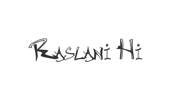 Raslani Hip Hop font thumb